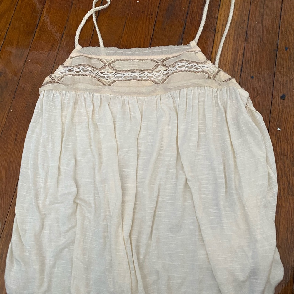 Cream tank top